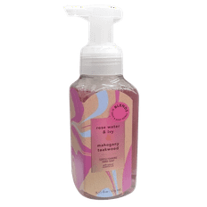 Skin Cleansing bath & body works rose water ivy & mahogany teakwood gentle foaming hand soap