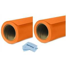 Photo Backgrounds Savage Widetone Seamless Background Paper, 86&quot x 36' Orange 2-Pack