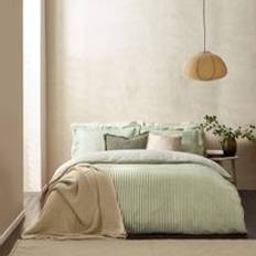 Yard Hebden Mélange Stripe Duvet Cover Green