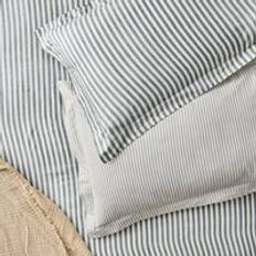 Stripes Pillow Cases Yard Hebden Mélange Stripe Pillow Case Blue