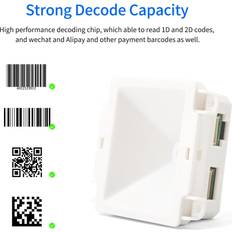 Scanners Tomtop Jms Eingebetteter 1D-2D-Barcode-Scanner, QR-Barcode-Lesemodul, Scanner, USB-Anschluss für Gate-Maschine