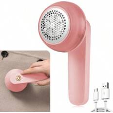 Rosa Noppborttagare Shein Electric Lint Remover, Rechargeable Portable Fabric Shaver, Quickly And Effectively Remove Fuzz, Lint, And Pills From Clothes, Furniture And Carpets