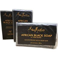 Shea moisture african black soap with shea butter body 3.5oz