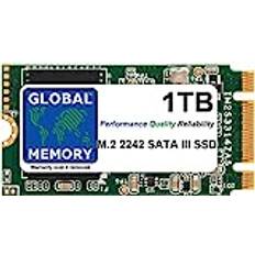 Global Memory 1 TB M.2 2242 NGFF SATA 3 Solid State DRIVE SSD för bärbara datorer/stationära datorer/servrar/arbetsstationer/moderkort