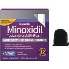 Kirkland signature minoxidil women 5% foam hair loss regrowth treatment