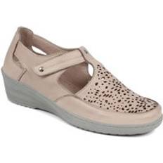 Denim Tacones y Zapatos de Tacón Pavers Touch-Fasten Mary LUCK39011 325 638 White