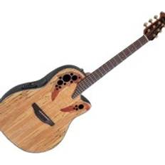 Ovation Instruments de Musique Ovation CE44P-SM Celebrity Elite Exotic Natural Spalted Maple guitare électro-acoustique folk