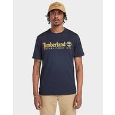 Timberland T-shirts Timberland Embroidery Logo Tee BLUE Mens