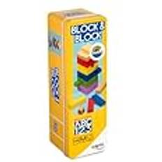 Block & Block Metal Box Skill Skills, Pulse and Decision Färgstruktur Batteriblock 2 spelare