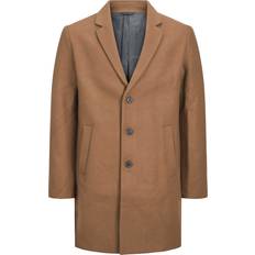 Wol Rokken Jack & Jones Harrison Wool Coat Khaki