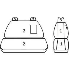 Car Care & Vehicle Accessories sitzschonbezug vorne satz 270, 272