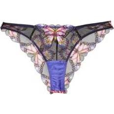 Mujer Conjuntos de lencería Butterfly Embroidery Cheeky Bikini