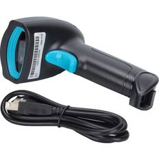 Scanners HCSC Barcode Scanner Handheld 360 Reading Dustproof Waterproof Wireless Qr Code Usb Readerblack blue