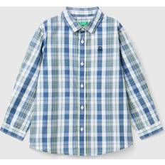 United Colors of Benetton Kids' Check Poplin Shirt, Multi