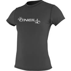 Black Rash Guards & Base Layers O'Neill Wetsuits, LLC Basic Skins Rashguard Women's Black