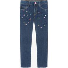 BillieBlush Girls Blue Denim Bejewelled Jeans