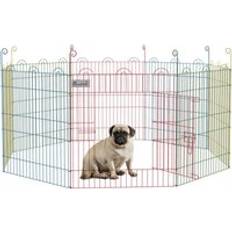 Pawhut Dog Playpen, Puppy Pen, Rabbit Crate Fence
