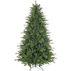 Homcom Realistic Hinged Green Christmas Tree 210cm