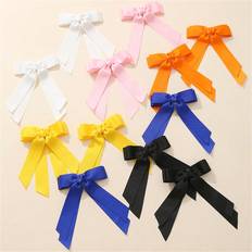 Hair Products Shein Pair Childrens Fashion Big Bow Fabric Sweet Bow Hair Clips Cute