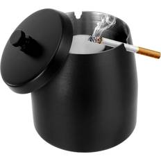 Ashtrays LimbO Outdoor cigarette ashtray with lid Smoke-free ashtrays in stainless steel