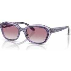 Ray-Ban Junior - Lilla Solbriller Ray-Ban RJ9081S 71748G - Purple/Striped Violet