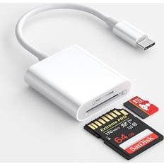 Minnekortlesere Nordic USB-C Card Reader SD MicroSD UHS-I