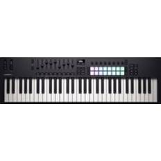Novation launchkey Novation Launchkey 61 [MK4] 61 key Semi-Weighted, USB, MIDI Keyboard Controller with DAW Chord & Scale Modes, 8 Drum Pads, & Arpeggiator — Includes Software Bundle for Music