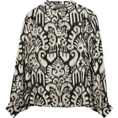 Mos Mosh Blusar Mos Mosh Mmbirna Noelli Blouse Dam Långärmade Blusar Från Magasin Black