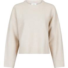 Neo Noir Detri Solid Knit Blouse - Ivory