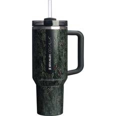 With Handles Kitchen Accessories Stanley X Calia Quencher H2.0 FlowState Black Serpent Travel Mug 40fl oz