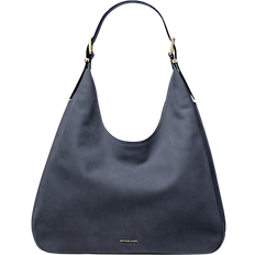 Michael Kors Nolita Large Nubuck Hobo Shoulder Bag - Navy