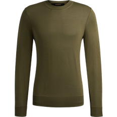 HUGO BOSS Men Clothing HUGO BOSS L'ottano Regular Fit Fine Gauge Silk Sweater - Light Green