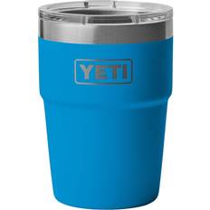 Without Handles Kitchen Accessories Yeti Rambler Stackable with Magslider Lid Big Wave Blue Travel Mug 16fl oz