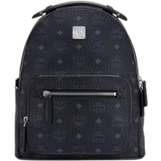 MCM Backpacks MCM Stark Backpack In Visetos Small - Black