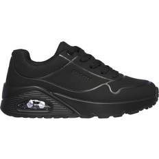 Skechers Leather Trainers Skechers Kid's Uno Stand On Air Trainers - Black