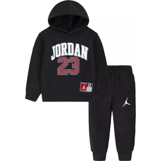 Black Tracksuits Nike Toddler Jordan Jersey Pack Pullover Set - Black/Red (75C651-023)