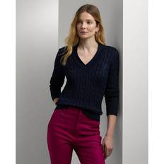 Lauren Ralph Lauren Meren Cable Knit Sweater - Navy Blue