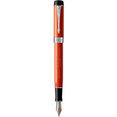 Røde Fyllepenner Parker Duofold Classic Fountain Pen Big Red Vintage & Palladium Trim