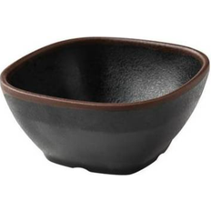 Melamine Soup Bowls Yanco Nature Art Black Soup Bowl 48pcs 0.29L