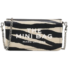 Zebra Handväskor Marc Jacobs The Zebra Leather Chain Mini Bag - Black/White