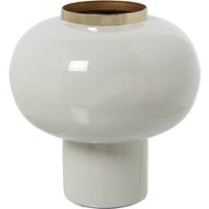 Alexandra House Living Metal White/Golden Vas 19cm