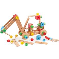 Wooden Construction Set with Tools