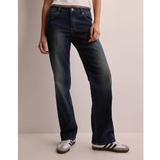 Abrand Jeans Blå Low Straight Bria