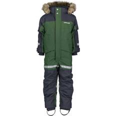 Didriksons Bjärven Kid's Coverall - Pine Green (505466-H14)