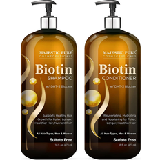 Biotin shampoo and conditioner Majestic Pure Biotin Shampoo & Conditioner Set w/ DHT Blocker Complex