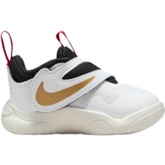 Nike Team Hustle D 11 TDV - White/Metallic Gold/University Red/Black