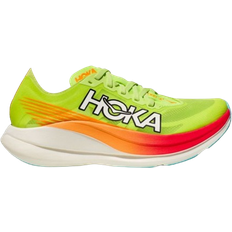 Grønne - Unisex Sportssko Hoka Rocket X2 - Lettuce/Solar Flare