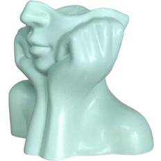 Turquoise Vases Ivy Bronx Teal 19 cm H x 16 cm W x 11 cm D Vase