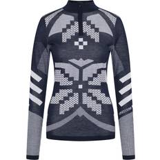 Faith Half-Zip Base Layer Top Women's Navy Blue