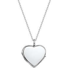 LOVELOX Heart Personalised Locket - Silver